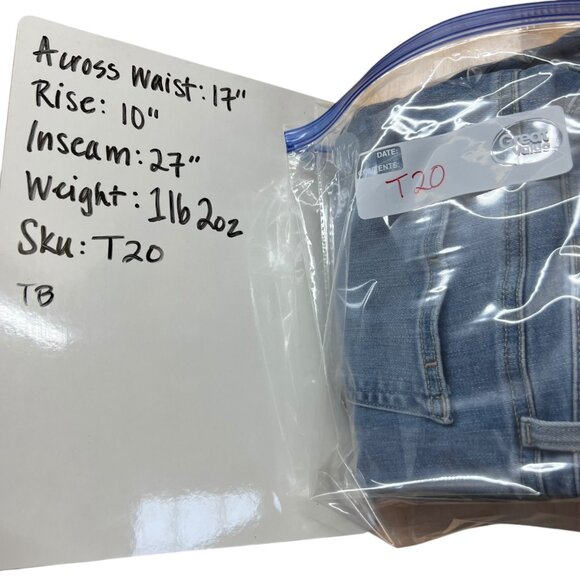 Paige Verdugo Ankle Ariza Destructed Jeans Distressed Blue Slim fit Size 32 - Picture 11 of 11